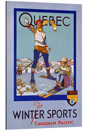 Magnettafel Quebec for Wintersports