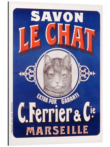 Cuadro de aluminio Savon le Chat, Marseille, 1905