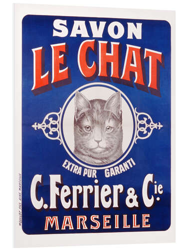 Stampa su PVC Savon le Chat, Marseille, 1905