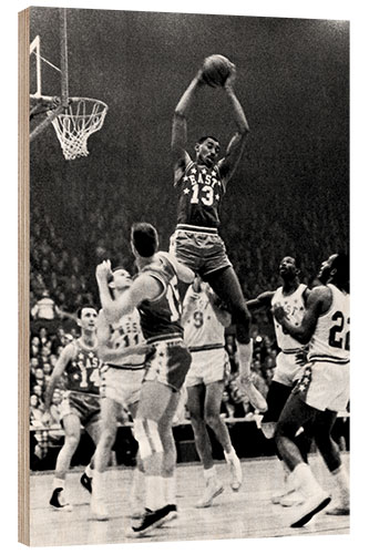 Wood print NBA All-Star Game, St. Louis, Missouri, 1962