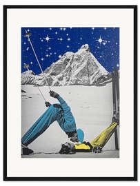 Gerahmter Kunstdruck Ski Paradise, 2021