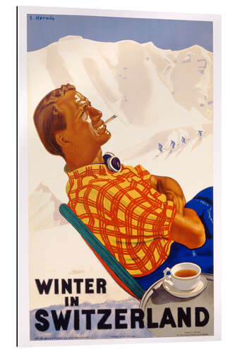 Gallery print Winter in Switzerland, 1930