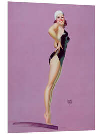 PVC-tavla Watch This One, Pin Up Girl, 1940