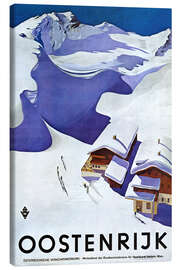 Canvas print  Oostenrijk (Austria), 1938 - Vintage Ski Collection