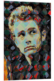 Foam board print Pop Art James Dean