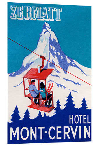 Gallery print Zermatt in Switzerland, 1935