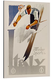 Stampa su alluminio Winter Sports in Italy, 1938