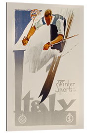 Stampa su plexi-alluminio Winter Sports in Italy, 1938