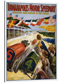 Magnettafel Die Rennstrecke von Indianapolis, 1909