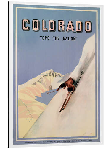 Stampa su alluminio Colorado Tops the Nation, 1941