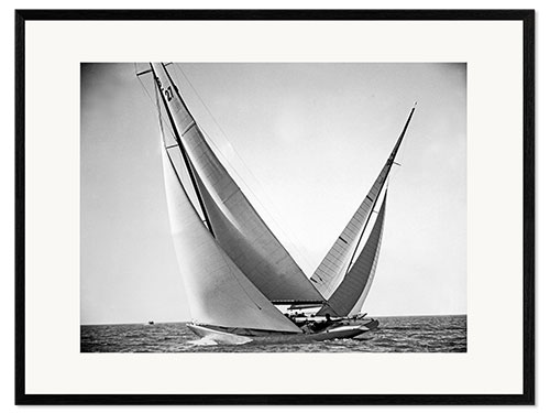 Ingelijste kunstdruk Los Angeles Winter Regatta, 1937