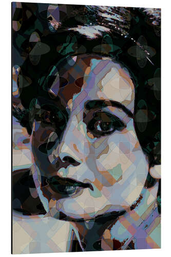 Aluminium print Pop Art Audrey Hepburn