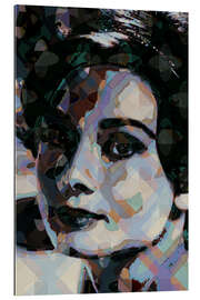 Cuadro de plexi-alu Pop Art Audrey Hepburn