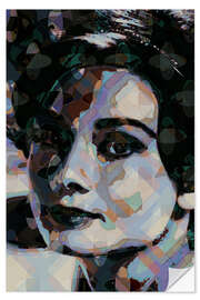 Vinilo para la pared Pop Art Audrey Hepburn