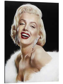 Magnettafel Marilyn Monroe mit Lippenstift, 1953