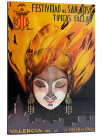 Magnettafel Frühlingsfest Fallas, Valencia, 1940