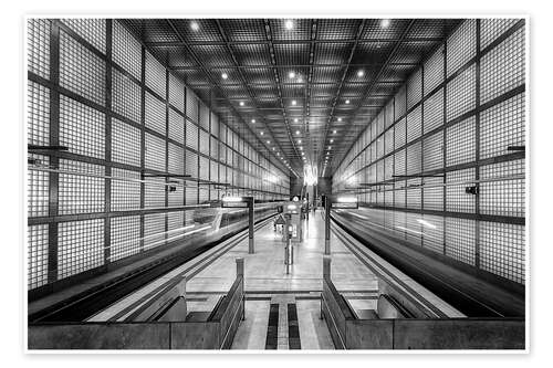 Poster City-Tunnel I, Leipzig, Deutschland