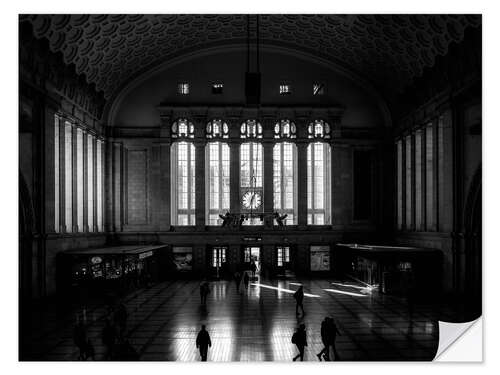 Naklejka na ścianę Leipzig Central Station, Germany