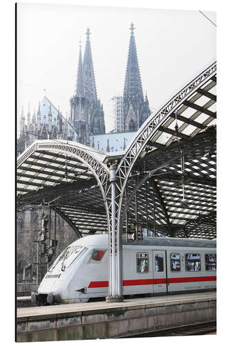 Obraz na aluminium ICE at Cologne Central Station, Germany