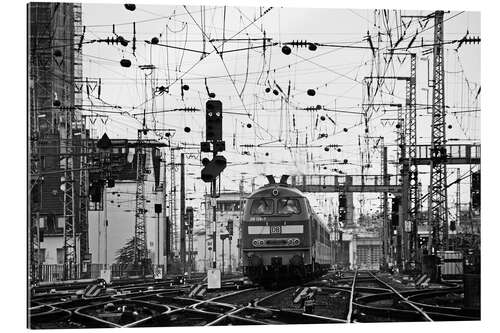 Gallery print Regional Train Entering Cologne Main Station, Germany