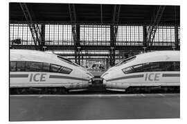 Aluminiumsbilde ICE 3, Cologne Central Station, Germany