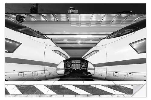 Sisustustarra ICE Locomotives Coupled Together, Frankfurt