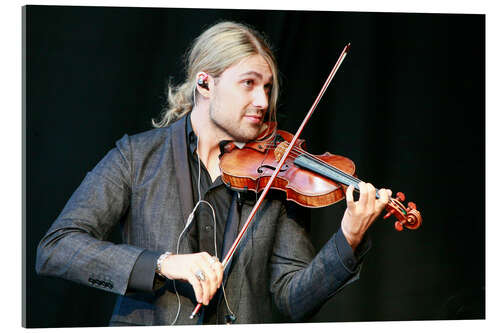 Tableau en verre acrylique Star Violinist David Garrett