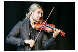 Foam board print Star Violinist David Garrett