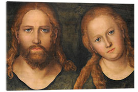 Acrylic print Christ and Mary