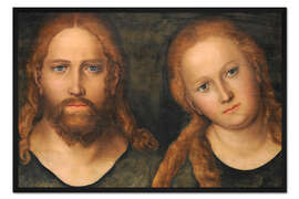 Gerahmter Kunstdruck Christus und Maria