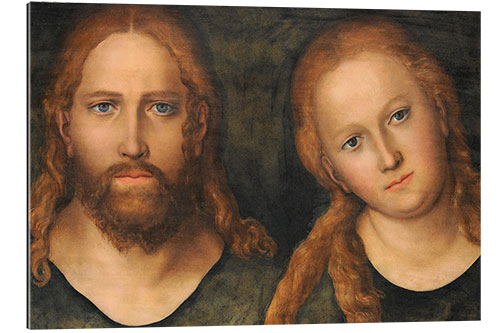 Quadro em plexi-alumínio Christ and Mary