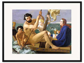 Gerahmter Kunstdruck Erwachsen, Männlichkeit, Serie "Die vier Lebensalter des Menschen"