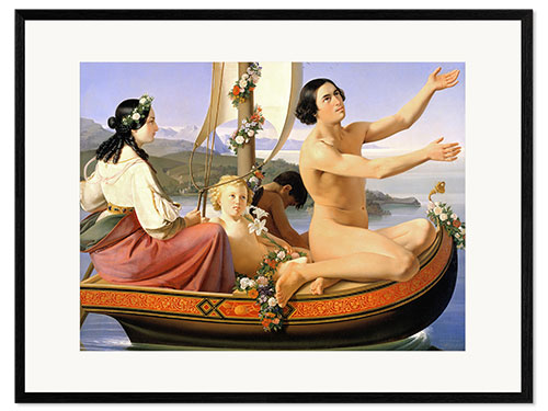 Framed art print The Youth, Series "The Four Ages of Man"