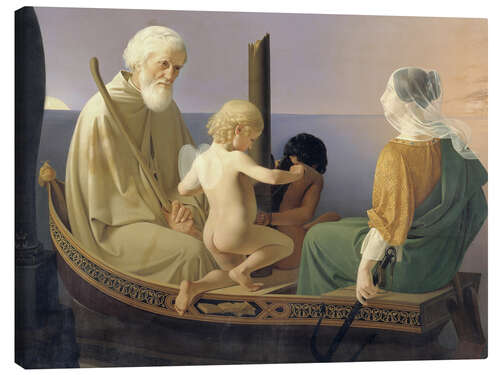 Stampa su tela Old Age, Series "The Four Ages of Man"