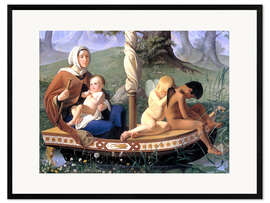 Framed art print Childhood, Series "The Four Ages of Man"