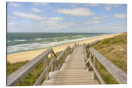 Aluminium print Path to the Beach in Wenningstedt