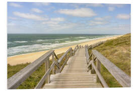 Hartschaumbild Weg zum Strand in Wenningstedt