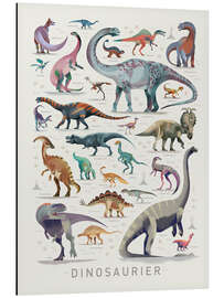 Magnettafel Dinosaurier I