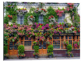 Aluminium print The Churchill Arms Pub