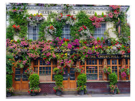 Foam board print The Churchill Arms Pub