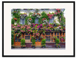 Gerahmter Kunstdruck Der Churchill Arms Pub