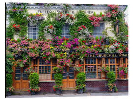 Magnettafel Der Churchill Arms Pub