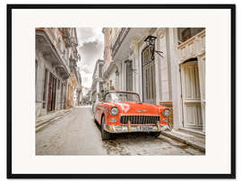 Gerahmter Kunstdruck Oldtimer