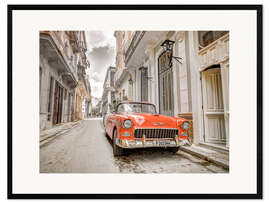 Kehystetty taidepainatus Vintage Car