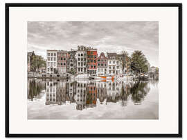 Gerahmter Kunstdruck Amsterdamer Reflexionen