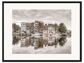 Framed art print Amsterdam Reflections