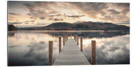 Tableau en plexi-alu Derwentwater Lake Pier II