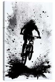 Canvastavla  Mountain Bikers in Action - Dreamscapes