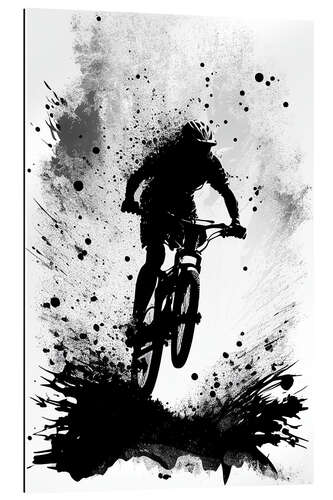 Gallery Print Mountainbiker in Aktion