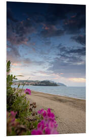 Tableau en PVC Sunset on Italy's Amalfi Coast